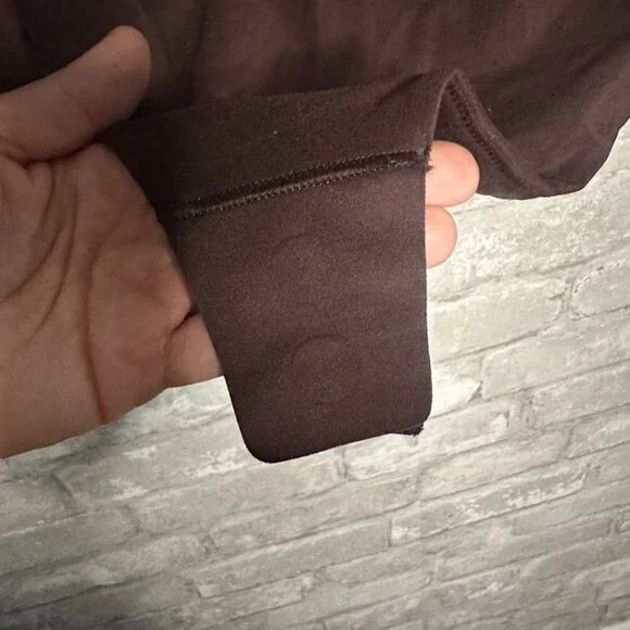 Lululemon Nulu Square Neck Long Sleeve Bodysuit Thong Cut NWT Size Large (FRPR) - Picture 6 of 16